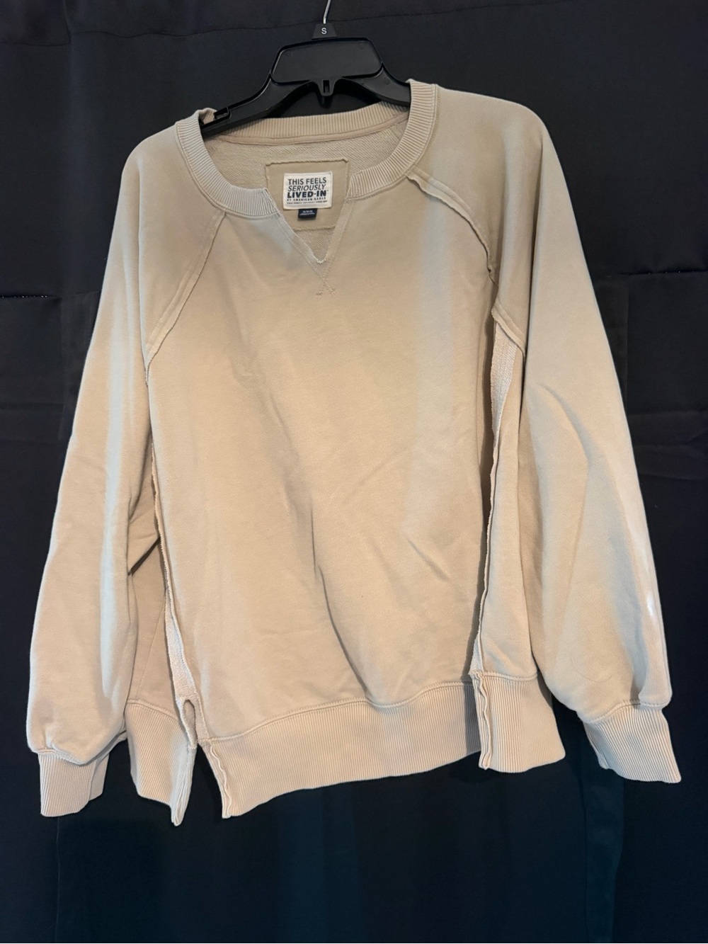 American Eagle Oversized Sweatshirt - Beige
